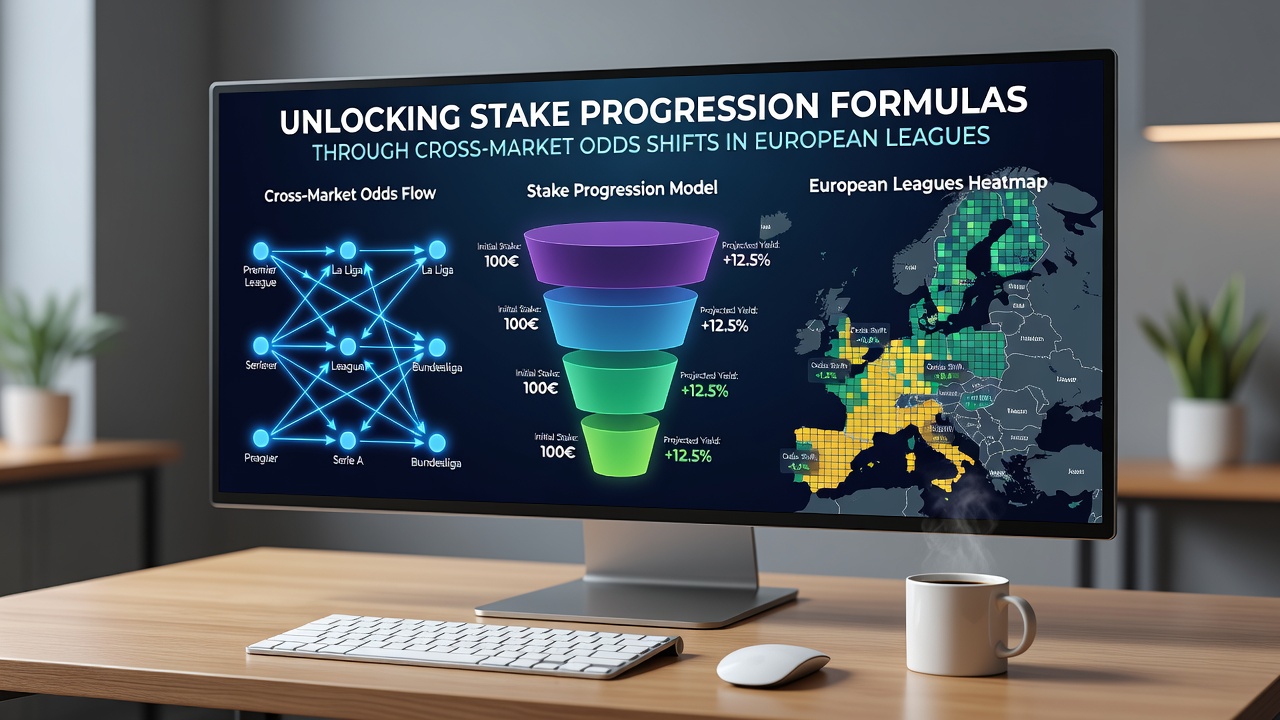 Data visualization showing odds movement charts across football betting markets